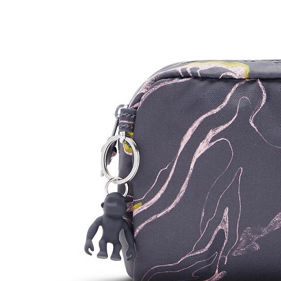 Kipling Gleam Printed Pouch Vesker Sølv | NO 1075GS